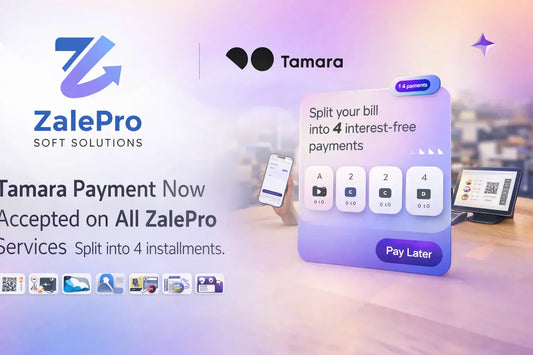 Tamara Payment Accepted on ZalePro | Split in 4 Installments