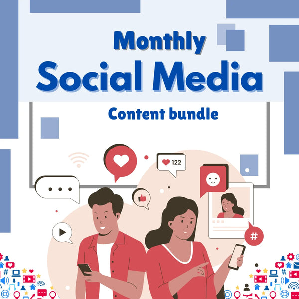 Social Media Content Bundle – 30 Posters + 8 Short Videos (Limited Time Offer)