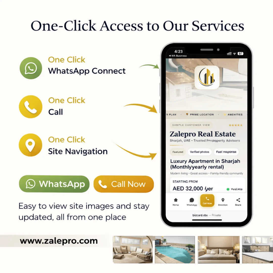 Real estate one click site + QR