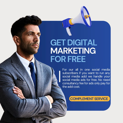 Complete Social Media Management – Full Month Growth Package (Daily Content + Weekly Analytics + Free Digital Visiting Card)